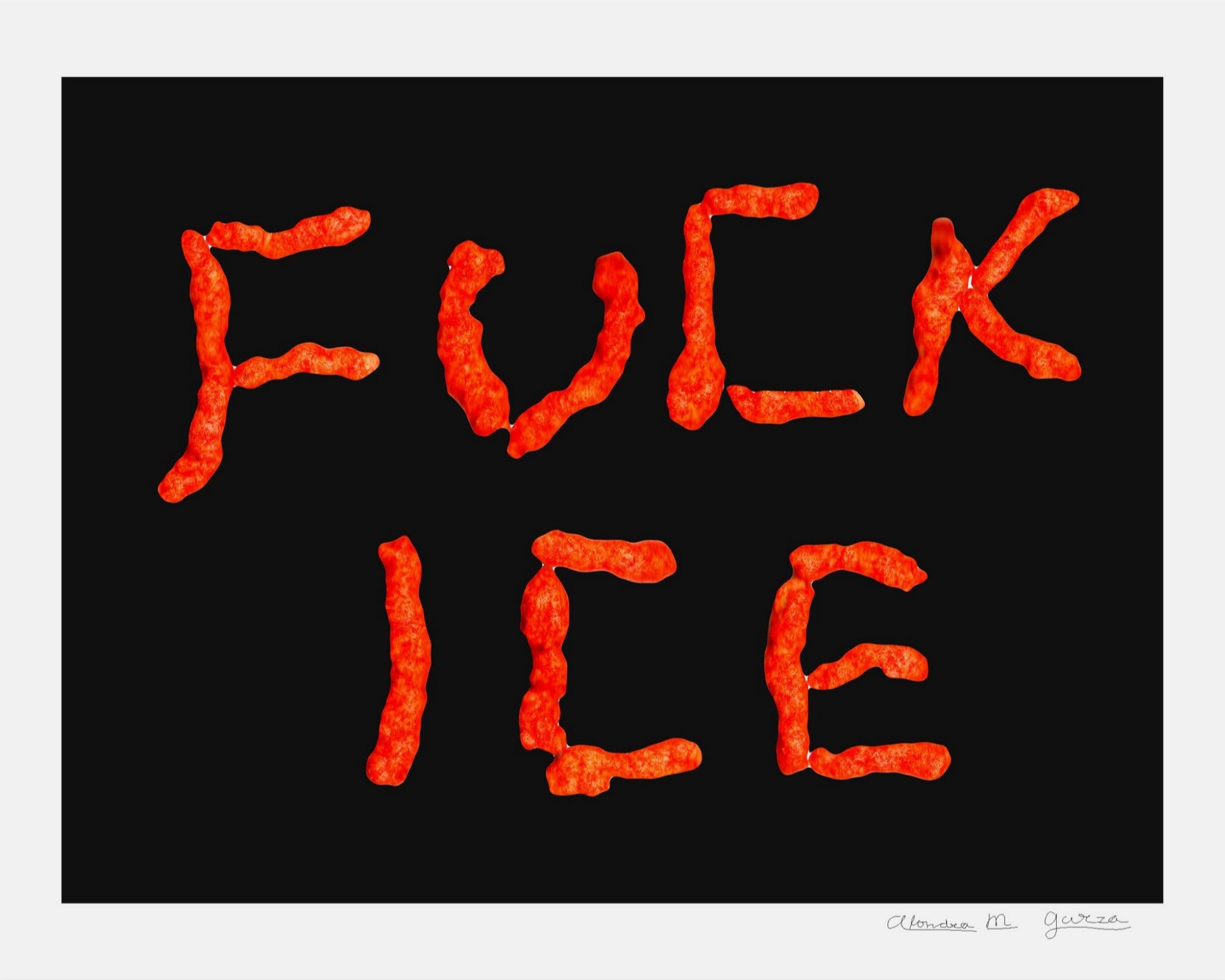F*ck ICE - Black Background