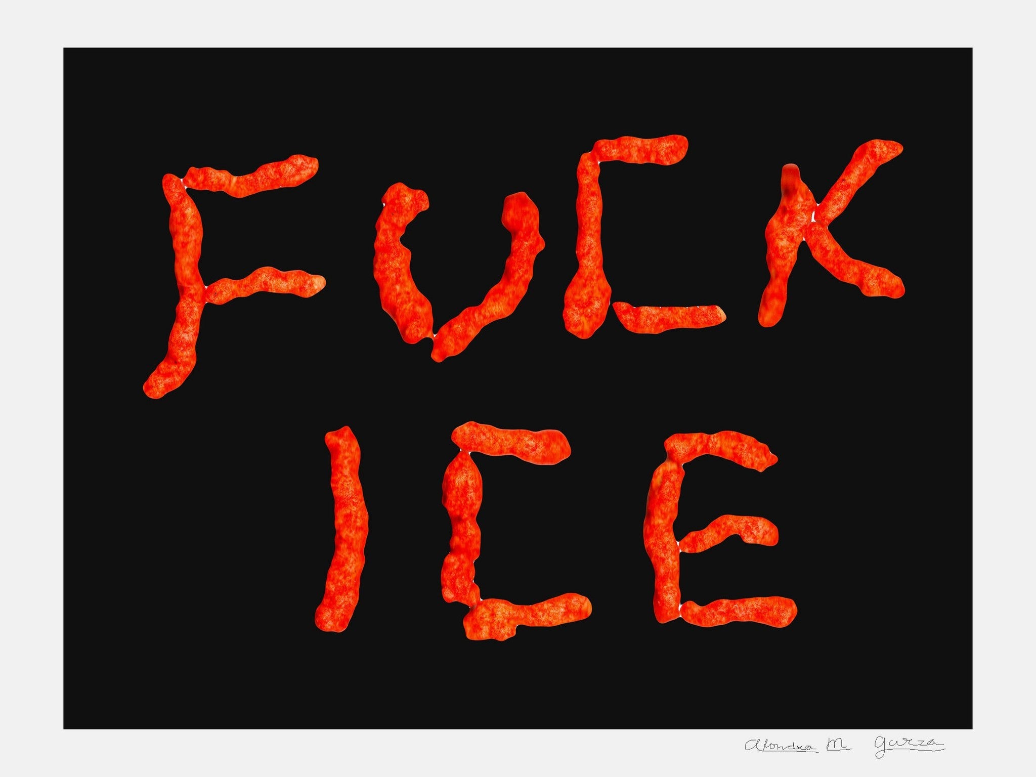 F*ck ICE - Black Background
