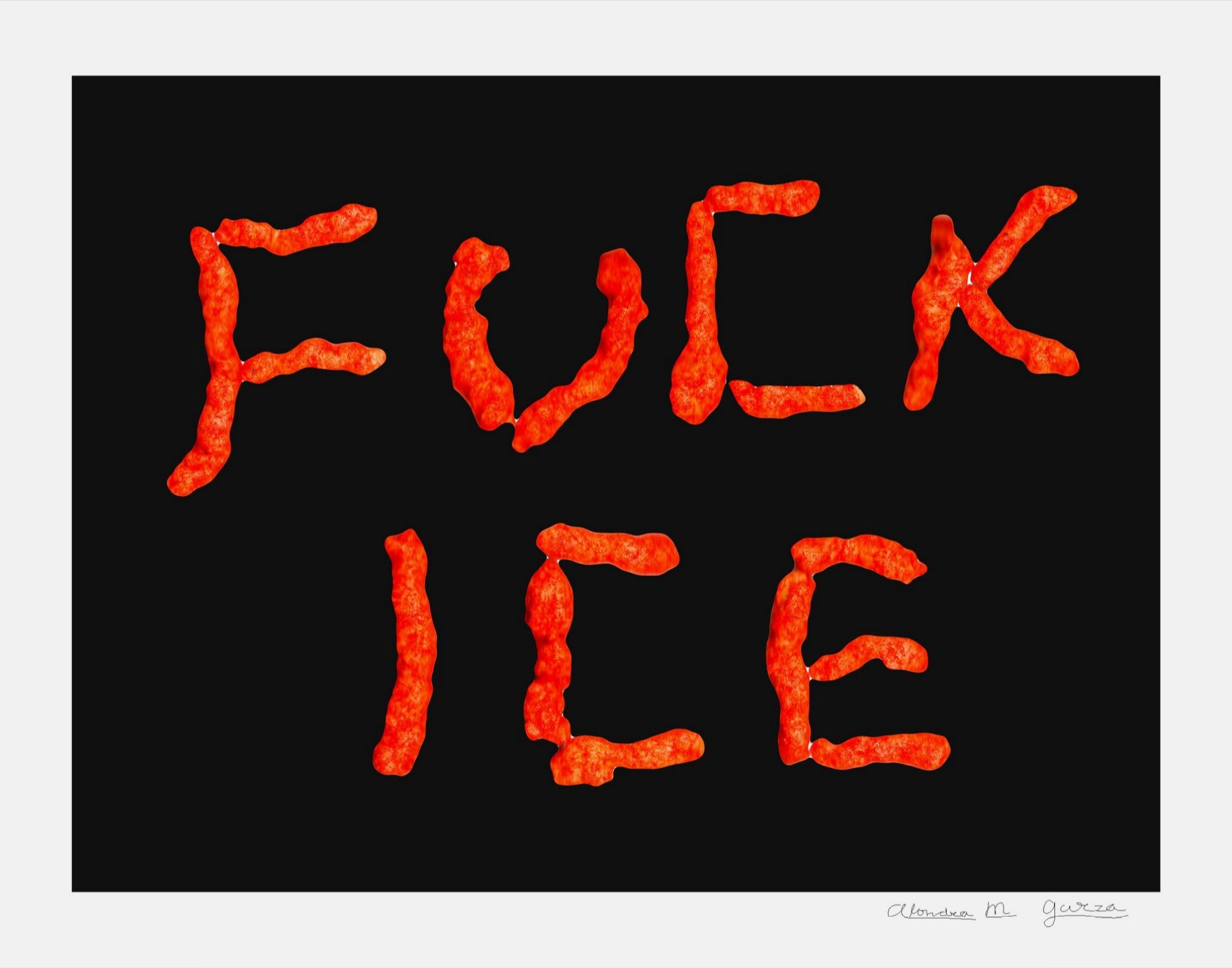 F*ck ICE - Black Background